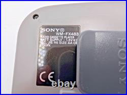 Sony WM-FX483 Walkman Stereo Portable Cassette Tape Player AM FM Radio Vintage
