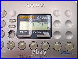 Sony WM-FX483 Walkman Stereo Portable Cassette Tape Player AM FM Radio Vintage
