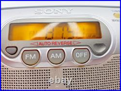 Sony WM-GX400 Recording Walkman Cassette Tape Player Recorder AM FM Radio Vtg
