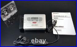 Sony WM-GX655 Cassette Walkman, Silver, Refurbished, Fully Functional