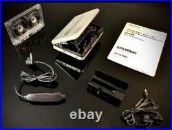 Sony WM-GX655 Cassette Walkman, Silver, Refurbished, Fully Functional
