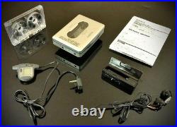 Sony WM-RX822 Walkman Cassette Player Complete Accessory Kit Refurbished