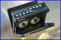Sony WM-W800 Doppel-Walkman gesuchtes Sammlerstück TOP Zustand Riemen NEU