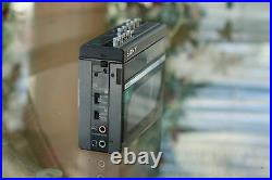 Sony WM-W800 Doppel-Walkman gesuchtes Sammlerstück TOP Zustand Riemen NEU
