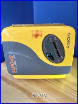 Sony Walkman Cassette Player/Radio WM-SXF30 Refurbished Fully Working Near Mint