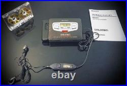 Sony Walkman Cassette WM-GX655 PSA10 Refurbished Good Working Condition, No Char