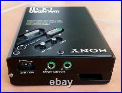 Sony Walkman DD-2 BLACK, TOP CONDITION, 100% RESTORED, with CASE and MANUAL
