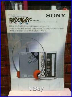 Sony Walkman II Wm 2 Black Serviced Item Rare Collectible F/s From Japan