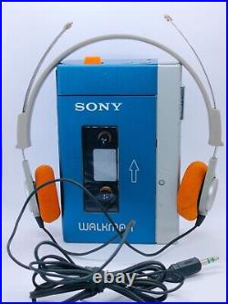 Sony Walkman New belt good condition TPS L2 Starlord with case/ MDR L2 Headphone