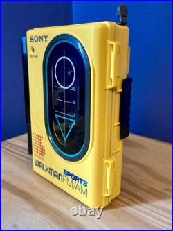 Sony Walkman Sports WM-F35/F45 Cassette Player/Radio Refurbished Fully Working Sony Walkman Sports WM-F35/F45 Cassette Player/Radio Refurbished Fully Working