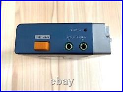 Sony Walkman Stereo Cassette Player TPS-L2 Blue Silver 1st Gen Maintained Work