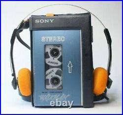 Sony Walkman TPS-L2, Case & Headphones Refurbished, New Belts, Works Perfectly