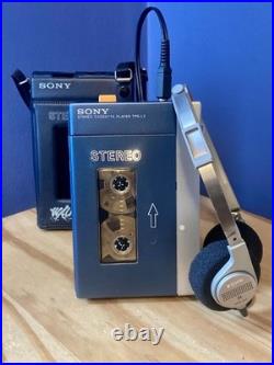 Sony Walkman TPS-L2 Cassette Player + MDR-3L2 Phones Refurbished Fully Working