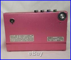 Sony Walkman WM20 WM10 Cassette Player Red / Pink