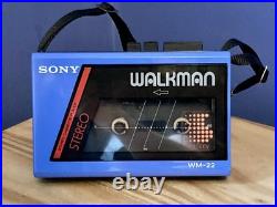 Sony Walkman WM-22 Cassette Player Refurbished Fully Working Excellent Condition