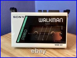 Sony Walkman WM-22 Cassette Player Refurbished Fully Working Excellent Condition Sony Walkman WM-22 Cassette Player Refurbished Fully Working Excellent Condition