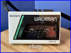 Sony Walkman WM-22 Cassette Player Refurbished Fully Working Excellent Condition Sony Walkman WM-22 Cassette Player Refurbished Fully Working Excellent Condition