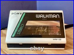 Sony Walkman WM-22 Cassette Player Refurbished Fully Working Excellent Condition