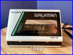 Sony Walkman WM-22 Cassette Player Refurbished Fully Working Excellent Condition