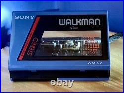 Sony Walkman WM-22 Cassette Player Refurbished Fully Working Excellent Condition
