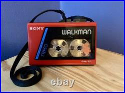 Sony Walkman WM-22 Cassette Player Refurbished Fully Working Good Condition