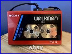 Sony Walkman WM-22 Cassette Player Refurbished Fully Working Good Condition
