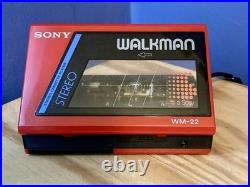 Sony Walkman WM-22 Cassette Player Refurbished Fully Working Good Condition