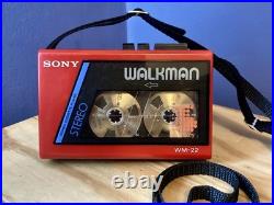 Sony Walkman WM-22 Cassette Player Refurbished Fully Working Very Good Condition