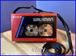 Sony Walkman WM-22 Cassette Player Refurbished Fully Working Very Good Condition