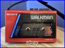Sony Walkman WM-22 Cassette Player Refurbished Fully Working Very Good Condition