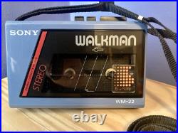 Sony Walkman WM-22 Cassette Player Refurbished Fully Working Very Good Condition Sony Walkman WM-22 Cassette Player Refurbished Fully Working Very Good Condition