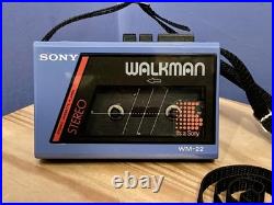 Sony Walkman WM-22 Cassette Player Refurbished Fully Working Very Good Condition