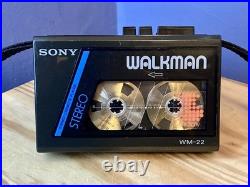 Sony Walkman WM-22 Cassette Player Refurbished Fully Working Very Good Condition