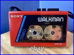 Sony Walkman WM-22 Cassette Player Refurbished Fully Working Very Good Condition