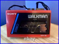 Sony Walkman WM-22 Cassette Player Refurbished Fully Working Very Good Condition
