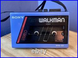 Sony Walkman WM-22 Cassette Player Refurbished Fully Working Very Good Condition