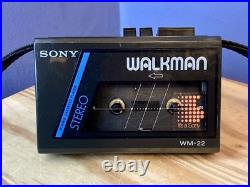 Sony Walkman WM-22 Cassette Player Refurbished Fully Working Very Good Condition