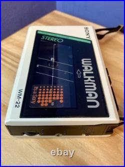 Sony Walkman WM-22 Cassette Player Refurbished Fully Working Very Good Condition Sony Walkman WM-22 Cassette Player Refurbished Fully Working Very Good Condition
