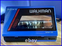 Sony Walkman WM-22 Cassette Player Refurbished Fully Working Very Good Condition Sony Walkman WM-22 Cassette Player Refurbished Fully Working Very Good Condition