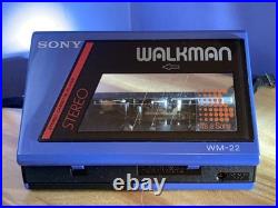 Sony Walkman WM-22 Cassette Player Refurbished Fully Working Very Good Condition