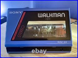 Sony Walkman WM-22 Cassette Player Refurbished Fully Working Very Good Condition