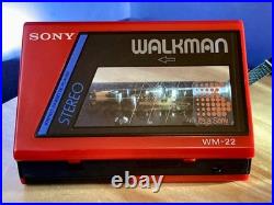Sony Walkman WM-22 Cassette Player Refurbished Fully Working Very Good Condition