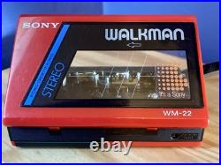 Sony Walkman WM-22 Cassette Player Refurbished Fully Working Very Good Condition