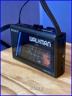Sony Walkman WM-22 Cassette Player Refurbished Fully Working Very Good Condition