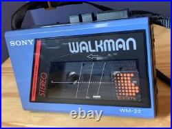 Sony Walkman WM-22 Cassette Player Refurbished Fully Working Very Good Condition Sony Walkman WM-22 Cassette Player Refurbished Fully Working Very Good Condition