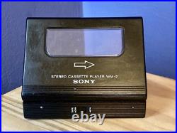 Sony Walkman WM-2 CassettePlayer Refurbished FullyWorking + MDR-4Headphones Sony Walkman WM-2 CassettePlayer Refurbished FullyWorking + MDR-4Headphones