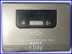 Sony Walkman WM-2 Rare Vintage Cassette Player 100% Tested & Working