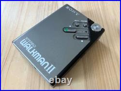 Sony Walkman WM-2 Silver Cassette Player Fully Overhauled Working Great Rare JP