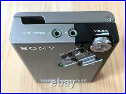 Sony Walkman WM-2 Silver Cassette Player Fully Overhauled Working Great Rare JP