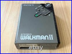 Sony Walkman WM-2 Silver Cassette Player Fully Overhauled Working Great Rare JP